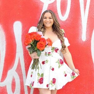 NEW Majorelle Rose Print Dress